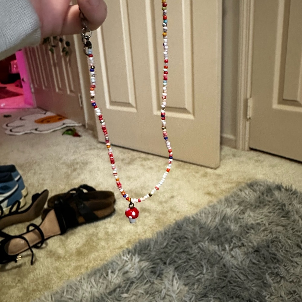 Mushroom Necklace